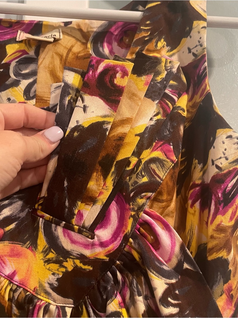 Gracia 100% cotton Floral Print Sleeveless Dress Size Large - Picture 2 of 5